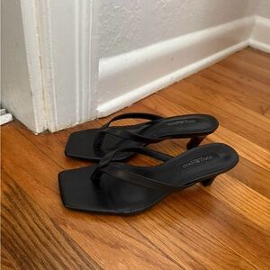 Tony Bianco Black Topaz Flip Flop
